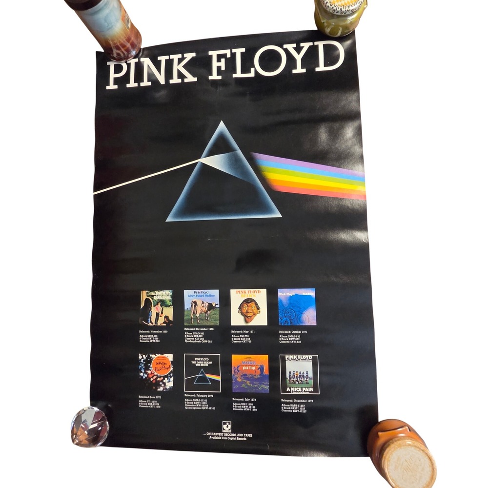 Pink Floyd The Dark Side of the Moon Vintage 1973 Promo Poster 24x35 Harvest